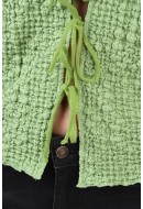 Women Blouse Vero Moda Vmregitle Shortie Green